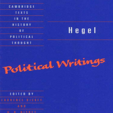 Hegel, G.W.F. - Political Writings (Cambridge, 2004) Hegel, G.W.F. - Political Writings (Cambridge, 2004)